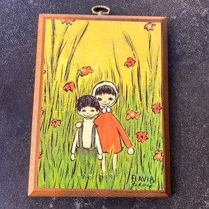 Vintage Flavia Plaque 1969
